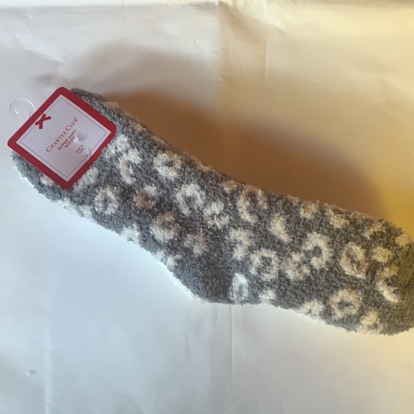 New Charter Club Womens Buffalo Plaid Fuzzy Butter Socks - Picture 2 of 5